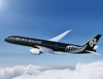 ニュージーランド航空、8成田－オークランド線全便をボーイング787-9型機に
