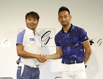 中田英寿とプロゴルファー片山晋呉がマッチプレー対決