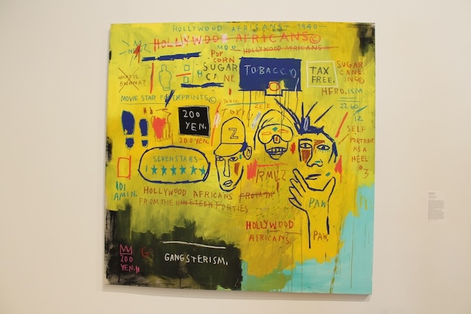 ジャン＝ミシェル・バスキア「Hollywood Africans」（画像：Shinya Suzuki）