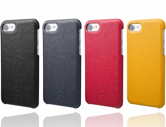 シボ打ち牛皮革のiPhone 7／7 Plus用バックカバー