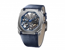 ブルガリ「オクト フィニッシモ スケルトン サンドブラスト」