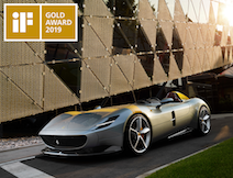 Ferrari Monza SP1、iFデザインアワードの金賞を受賞