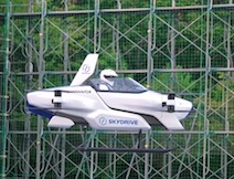 「空飛ぶクルマ」のSkyDriveが有人機での飛行試験に成功